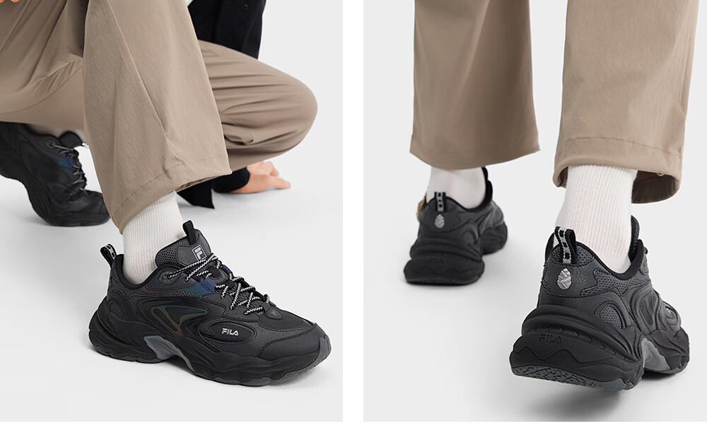 FILA PIGNA Pinecone Shoes [Yi Yangqianxi Edition] Men's Dad Sneakers 2026 Autumn Casual Sports Shoes 48