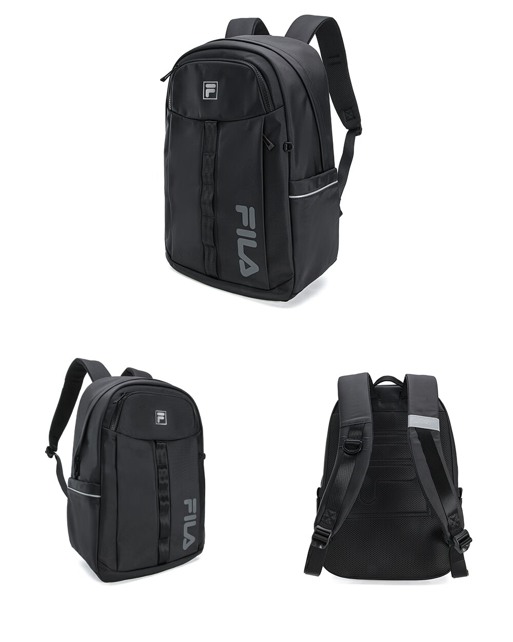 FILA Official Men's New Casual Commuter Backpack Large Capacity Laptop Bag School Bag 26