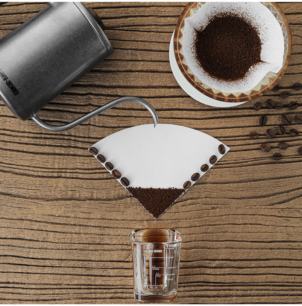 MHW-3BOMBER Snail Coffee Filter Paper Storage Box, Barista Dust-Proof Water Barrier Portable Box, Black 31