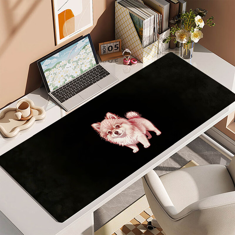 Juyingfeng Large Mouse Pad Cute Healing Clear Cartoon Office Dorm Bedroom Laptop Mouse Keyboard Pad Lock Edge Desk Mat 800x300x2mm Yun Xiaoduo 8