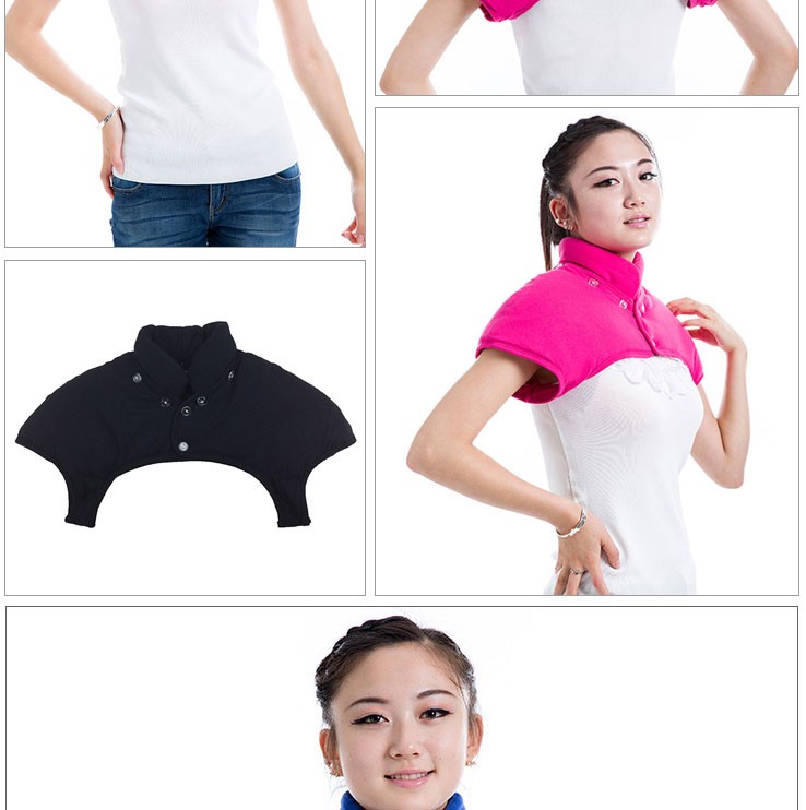尚闲春夏季男女士颈椎防寒护肩小马甲睡觉保暖护肩膀产妇月子加厚坎肩