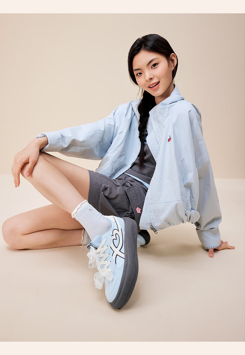 Xtep Wildflower Women's Casual Skate Shoes Summer New Retro German Training Lightweight Sneakers 24