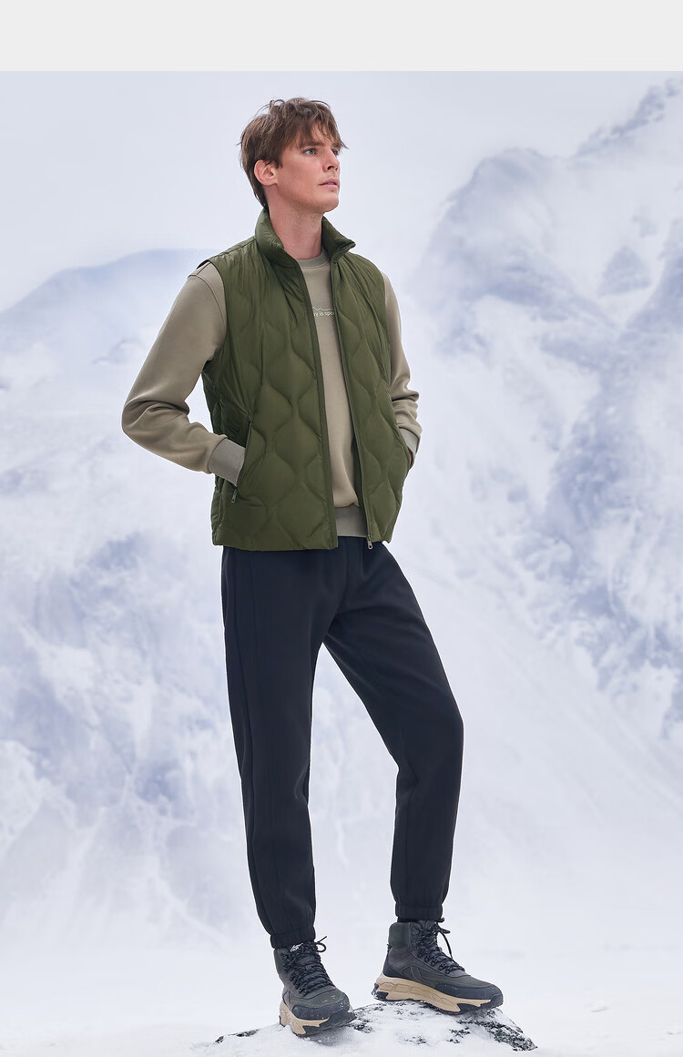 HLAHLA Men's Down Vest 25 Sports SPORTSDAY Warm Winter Jacket 16