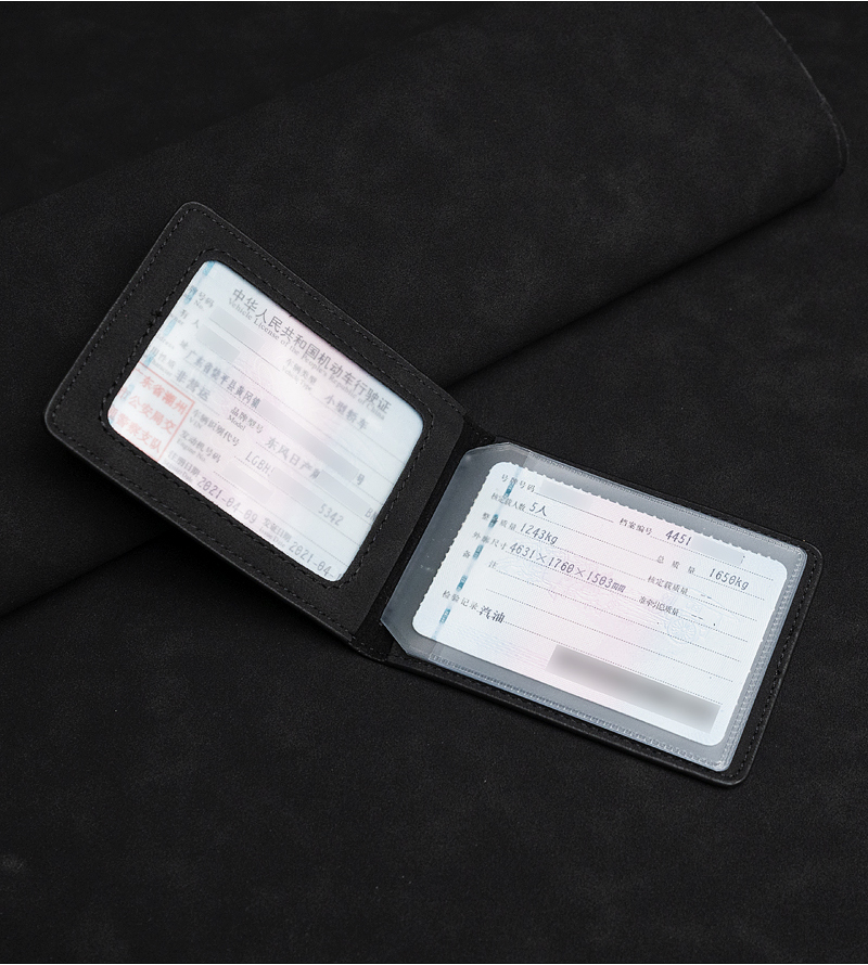 忈惒驾驶证皮套汽车驾照套翻毛皮保护卡套男女通用卡包机动车证件套