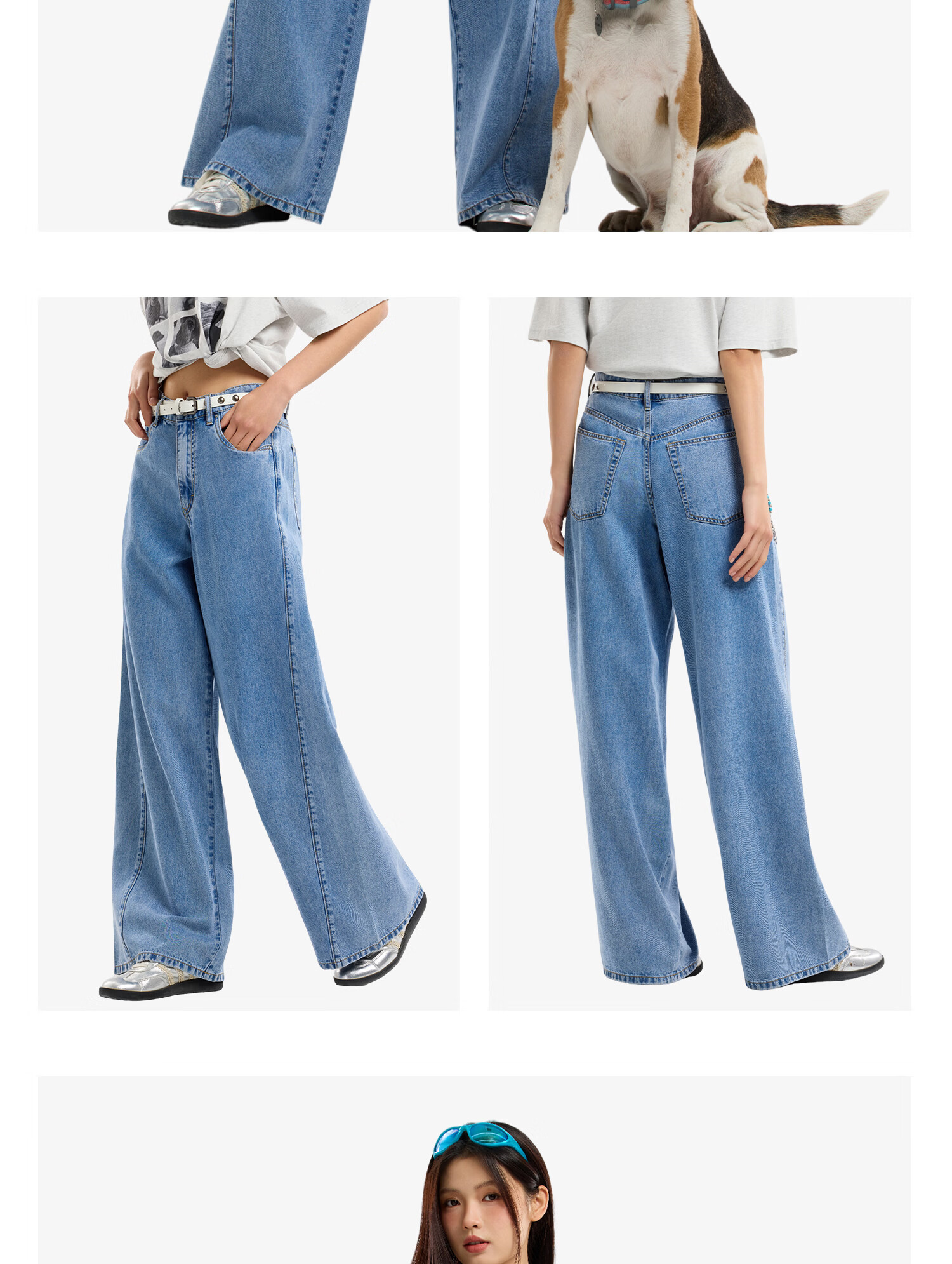 Metersbonwe Women's Jeans 2026 Summer New Lyocell Ice Silk Cotton Stretch Breathable Versatile Straight Pants 12