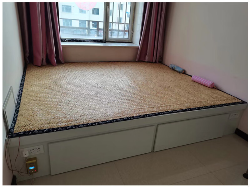 农村炕席炕席家用农村土东北火炕席榻榻米耐高温天然芦苇席手工编织