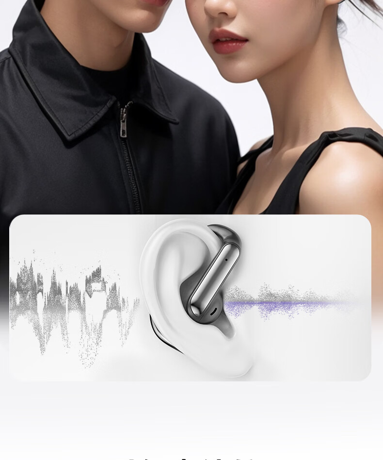 Zhongguo 2026 Latest C2 Smart AI Real-Time Translation Bluetooth Earbuds Bone Conduction Wireless Open-Ear Sports Running Noise-Cancelling Long Battery Life Men's 25