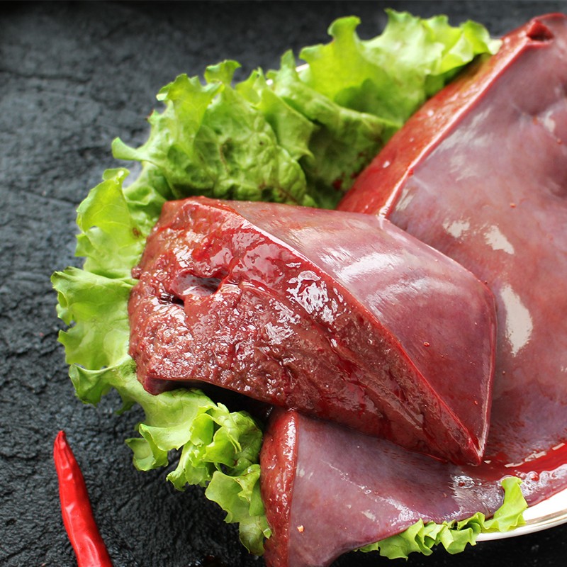 维桑 生鲜牛肝 新鲜牛肝 牛肝脏 内脏牛肉 原牛夫妻肺片 3斤