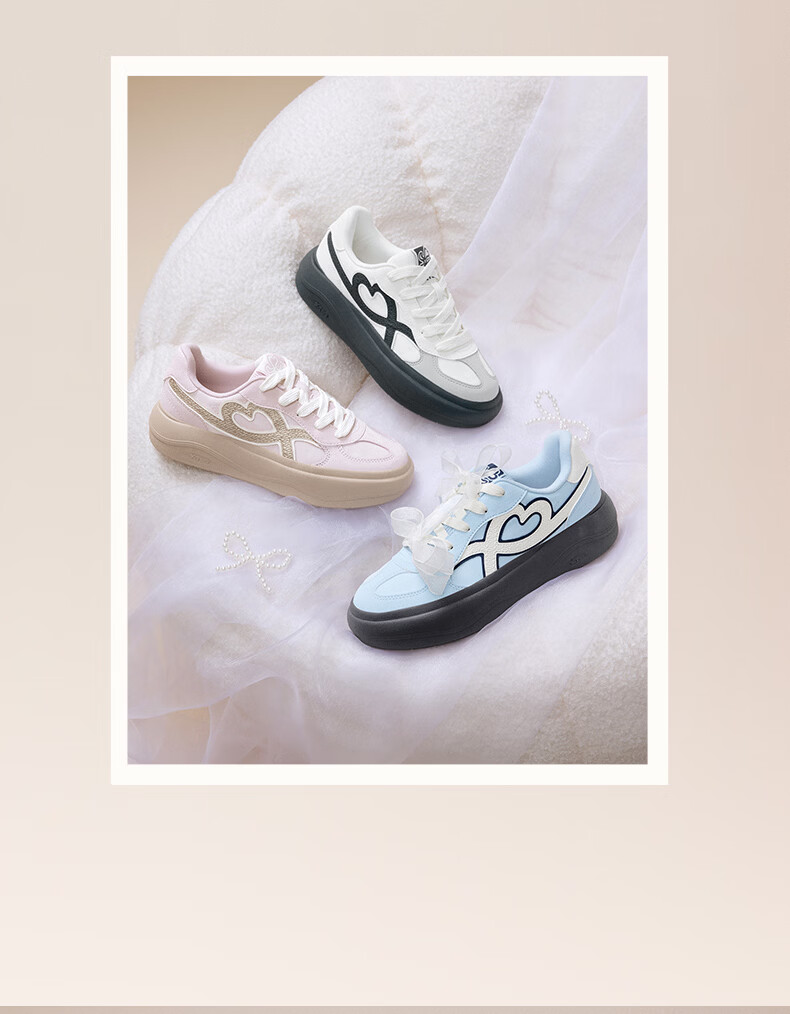 Xtep Wildflower Women's Casual Skate Shoes Summer New Retro German Training Lightweight Sneakers 15