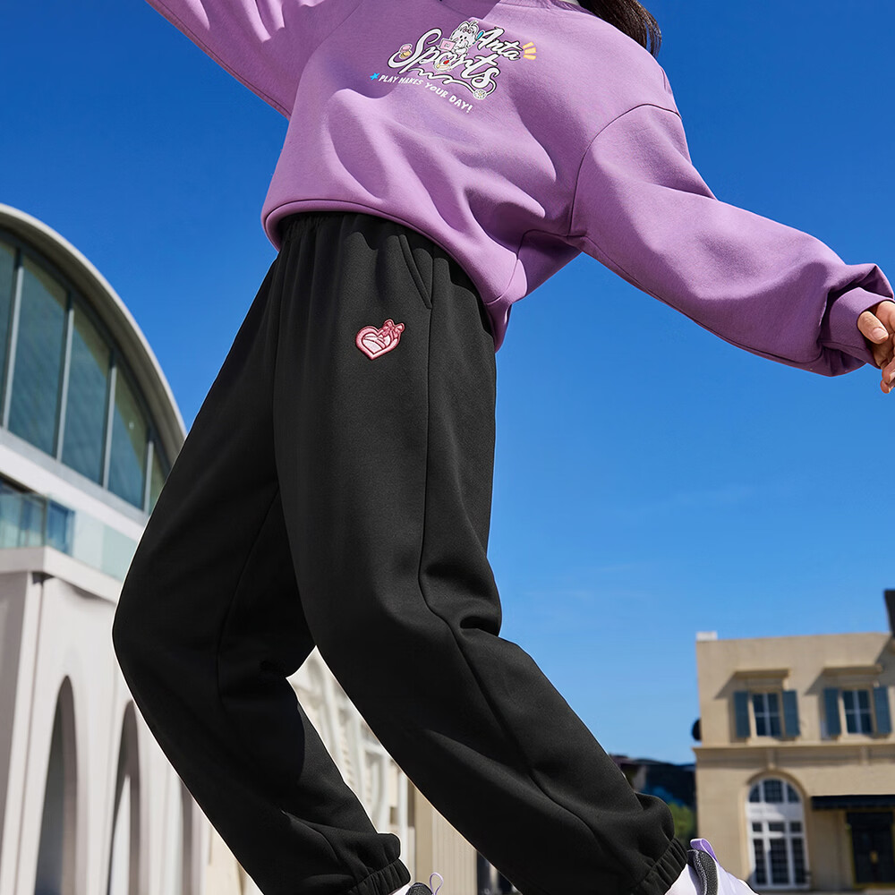 Anta Kids Pants Boys Girls Big Kids 2026 Summer Loose Breathable Quick-Dry Jogger Sports Trousers A72626706 2