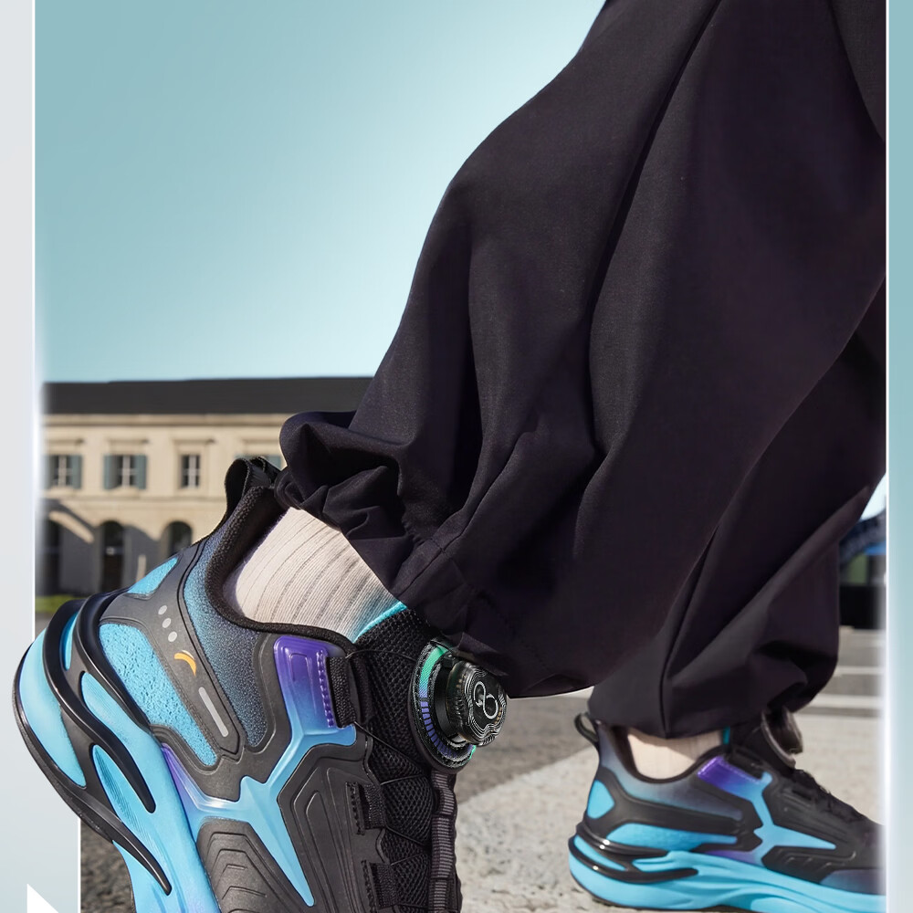 ANTA Children's Shoes, Boys' Sports Shoes, Chihuan Running Shoes, 2026 Autumn Mesh Breathable Youth Running Shoes 8