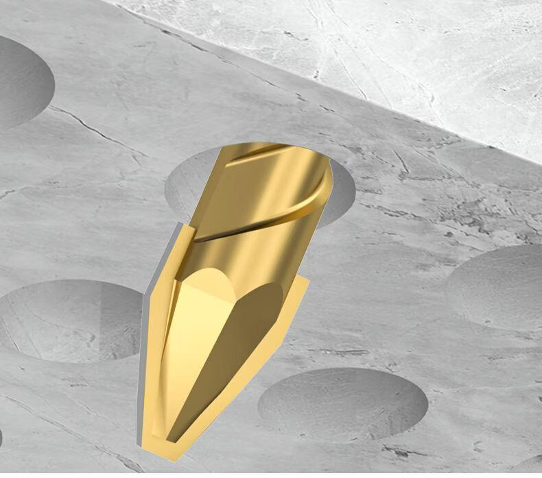 Fang Da Wang Angled Eccentric Drill Bit Special Cutter Head No Water Needed Sharp Impact Resistant [6mm] 3
