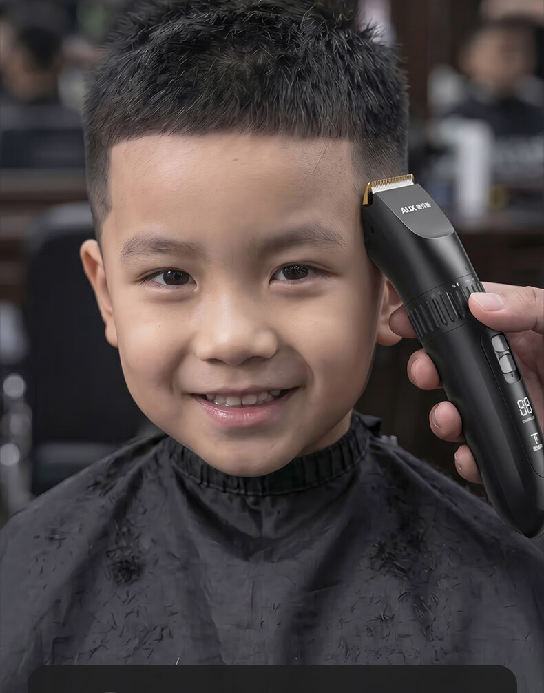 AUX Electric Hair Clipper Adult and Kids Hair Trimmer Home Use Haircut Tool Men's Haircut Electric Trimmer Family Universal Set Holiday Gift 10