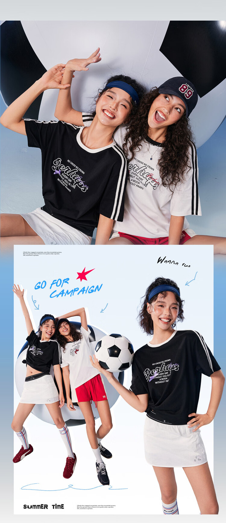 TonLion 2026 Summer Women's Short Sleeve T-Shirt Cotton American Casual Fashion Loose Trendy Top 3