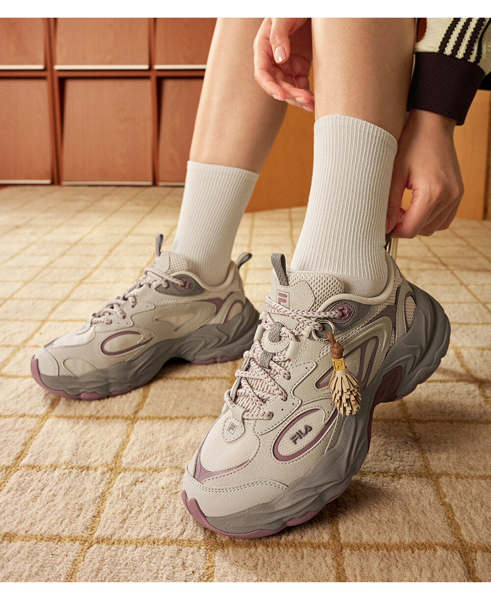 FILA Fila Sonta Shoes [Sun Qiantong Edition] Women's Dad Sneakers 2026 Autumn Casual Sports Shoes 40
