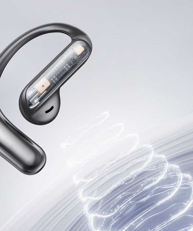 Zhongguo 2026 Latest C2 Smart AI Real-Time Translation Bluetooth Earbuds Bone Conduction Wireless Open-Ear Sports Running Noise-Cancelling Long Battery Life Men's 9