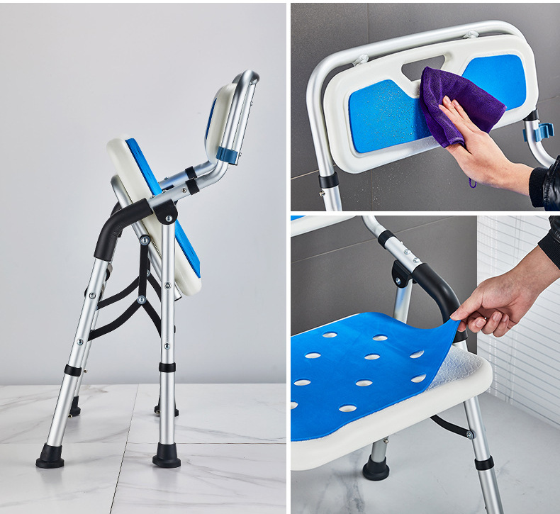 浴室防滑座椅病人淋浴椅孕妇沐浴冲凉椅残疾人洗澡轮椅老年人洗澡椅子