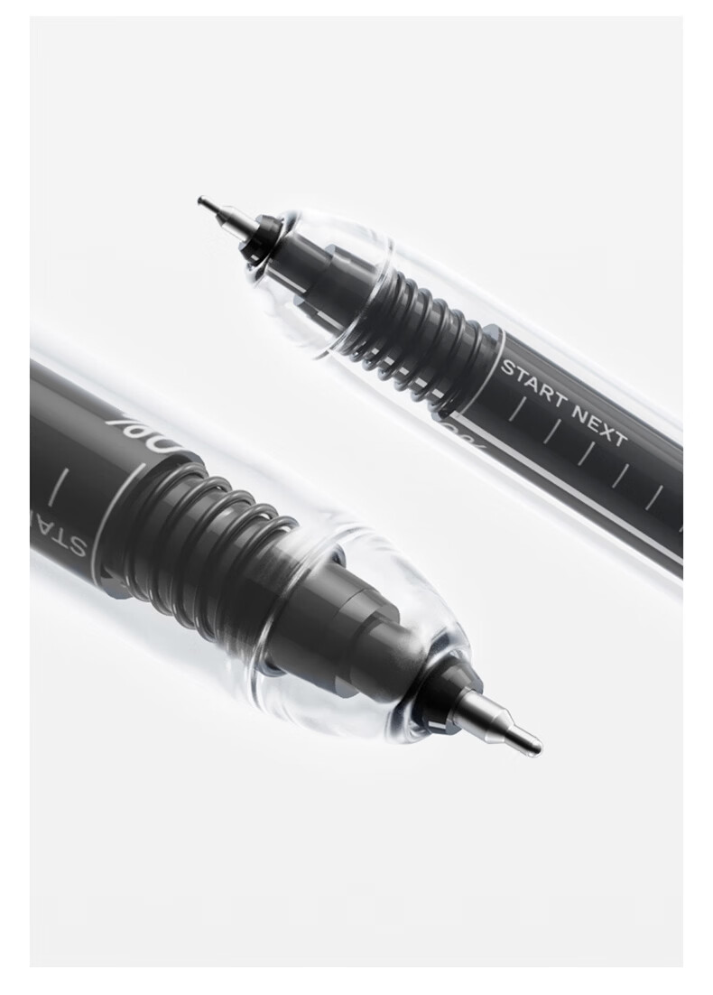 Cashmere Large Capacity Quick-Dry Gel Pen Unisex Quick-Dry Smudge-Resistant ST Drop-Resistant Tip Clear Writing No Ink Stains [3-Pack Black 0.5mm] Gel Pen - Classic Edition 9