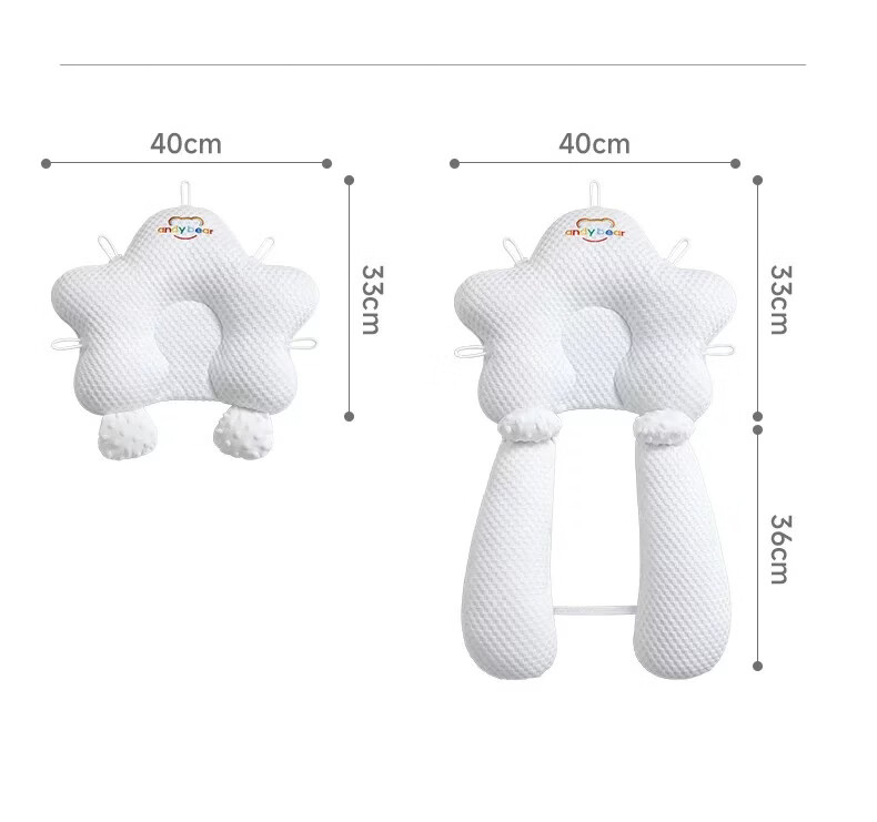 Aibedila Baby Shaping Pillow Newborn Head Correction Anti-Plagiocephaly 0-6 Months Infant Sleep Positioner for 1 Year Old 19