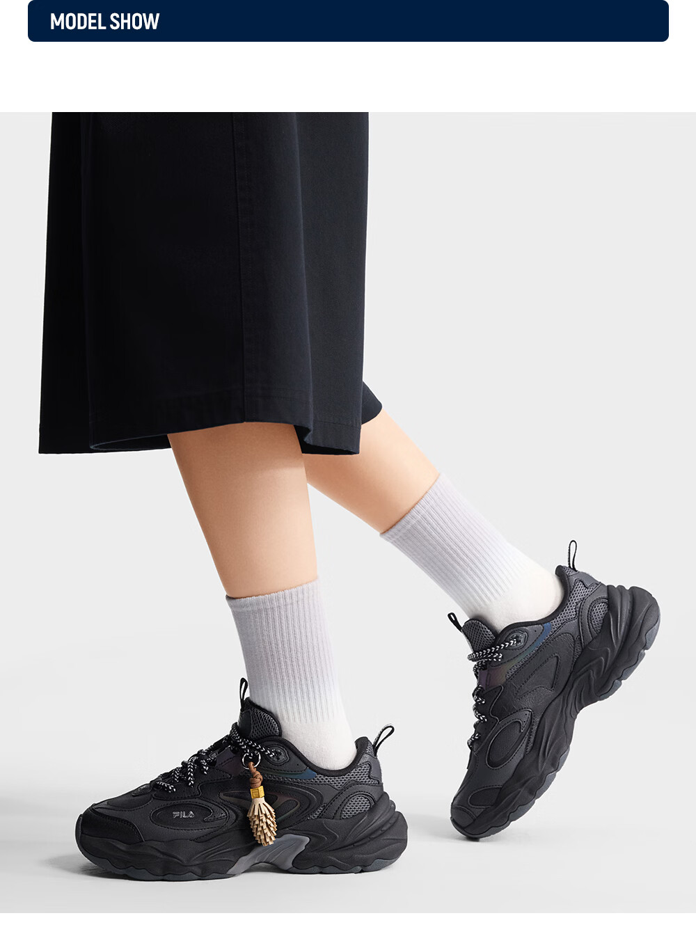 FILA Fila Sonta Shoes [Sun Qiantong Edition] Women's Dad Sneakers 2026 Autumn Casual Sports Shoes 46