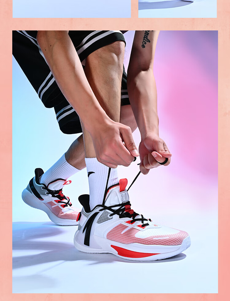 安踏篮球鞋男秋季海沃德gh2022新款低帮透气运动鞋官网旗舰 浅滩绿 -2