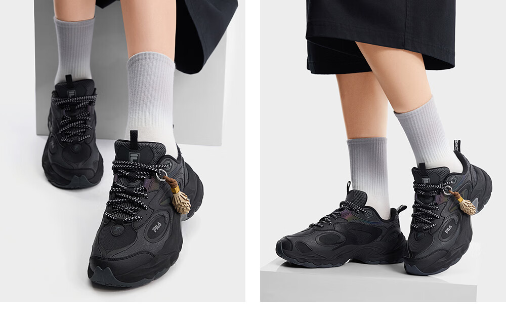 FILA Fila Sonta Shoes [Sun Qiantong Edition] Women's Dad Sneakers 2026 Autumn Casual Sports Shoes 48