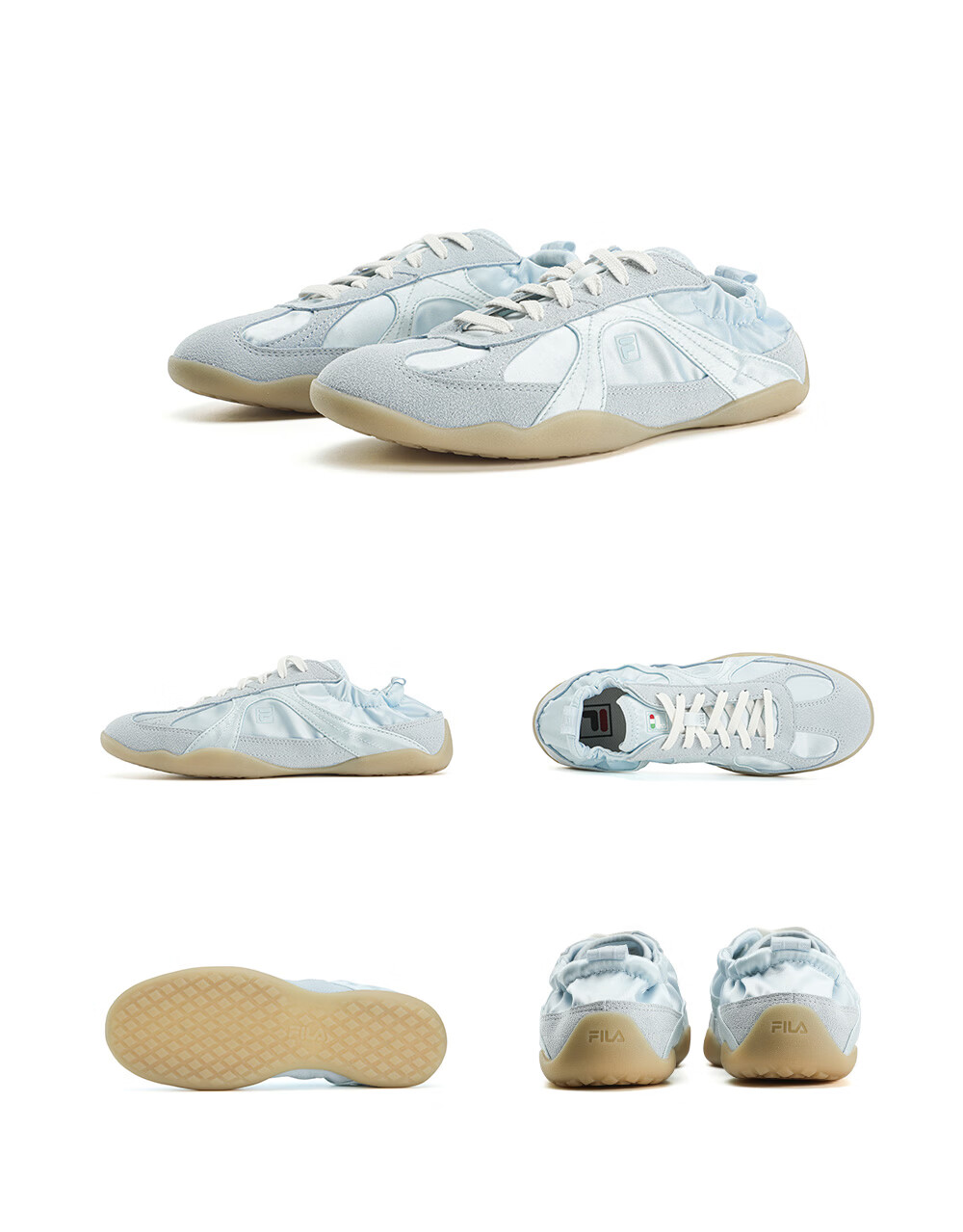 FILA Ballet Shoes Korean Style Sports Luxury Ballet Flats Women's New Football Training Shoes 42