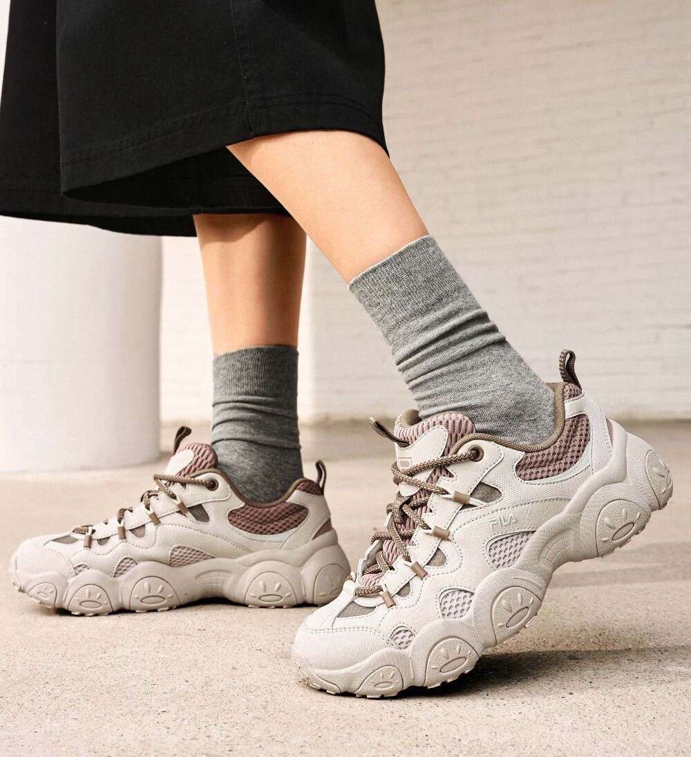 FILA Official Men's FLUID 7 Dad Shoes 2026 Autumn New Cat Claw 7th Generation Casual Sports Shoes 18