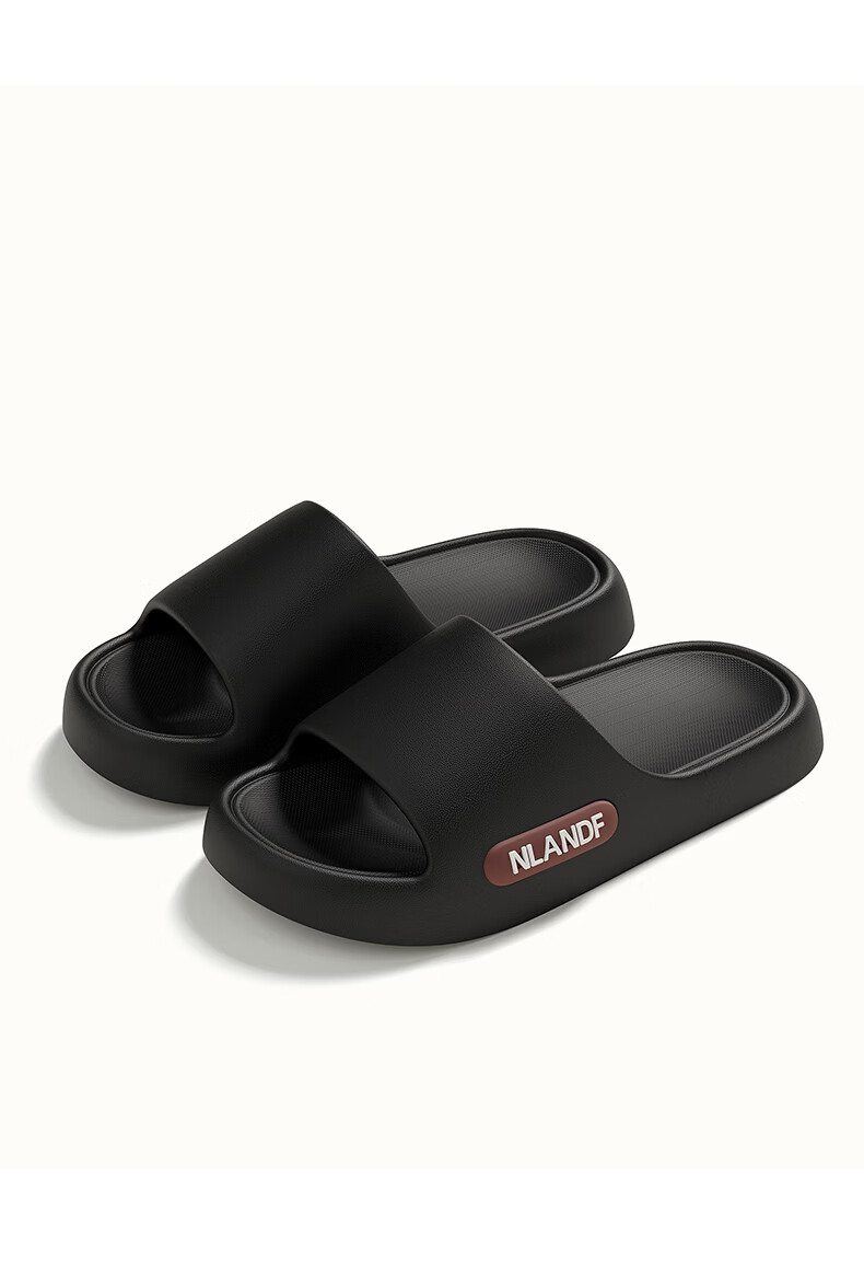 LANDF Men's Summer Slippers Indoor Outdoor Bathroom Non-Slip Antibacterial Odor-Resistant Soft Sole Sandals Women Green Size 38-39 8