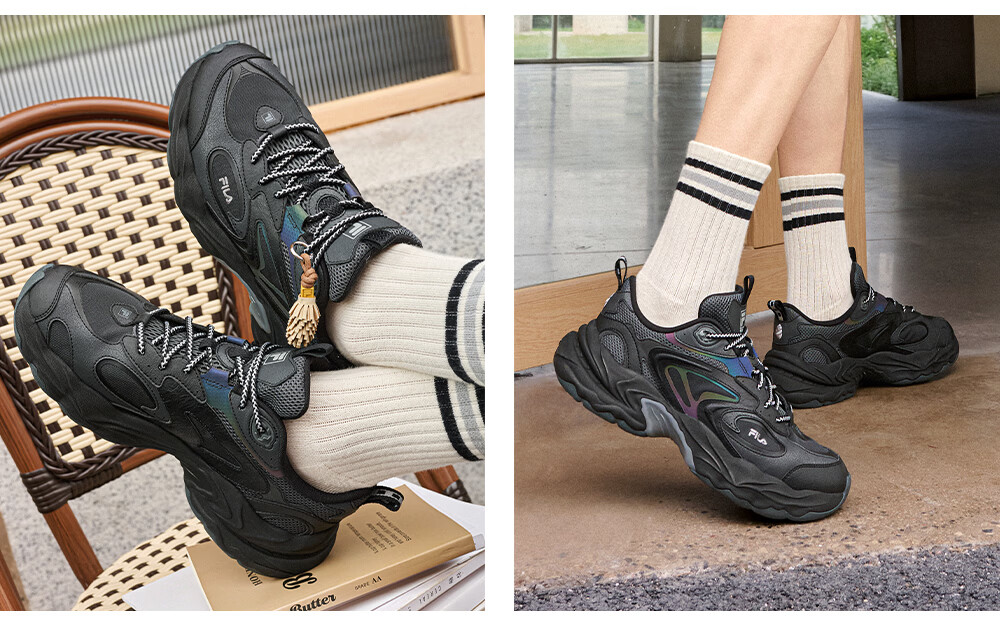 FILA PIGNA Pinecone Shoes [Yi Yangqianxi Edition] Men's Dad Sneakers 2026 Autumn Casual Sports Shoes 39