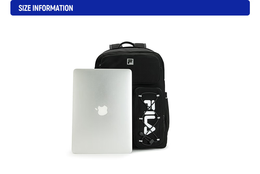 FILA Yi Yangqianxi Men's Multi-Pocket Gym Sports Daily Backpack Laptop School Bag 22