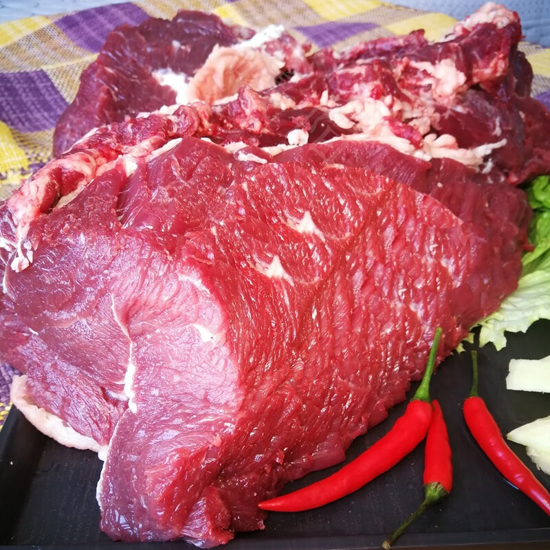 恬女神生鲜牛上脑肉新鲜牛肉瘦肉多适合做健身食材原牛烧烤火锅食材6