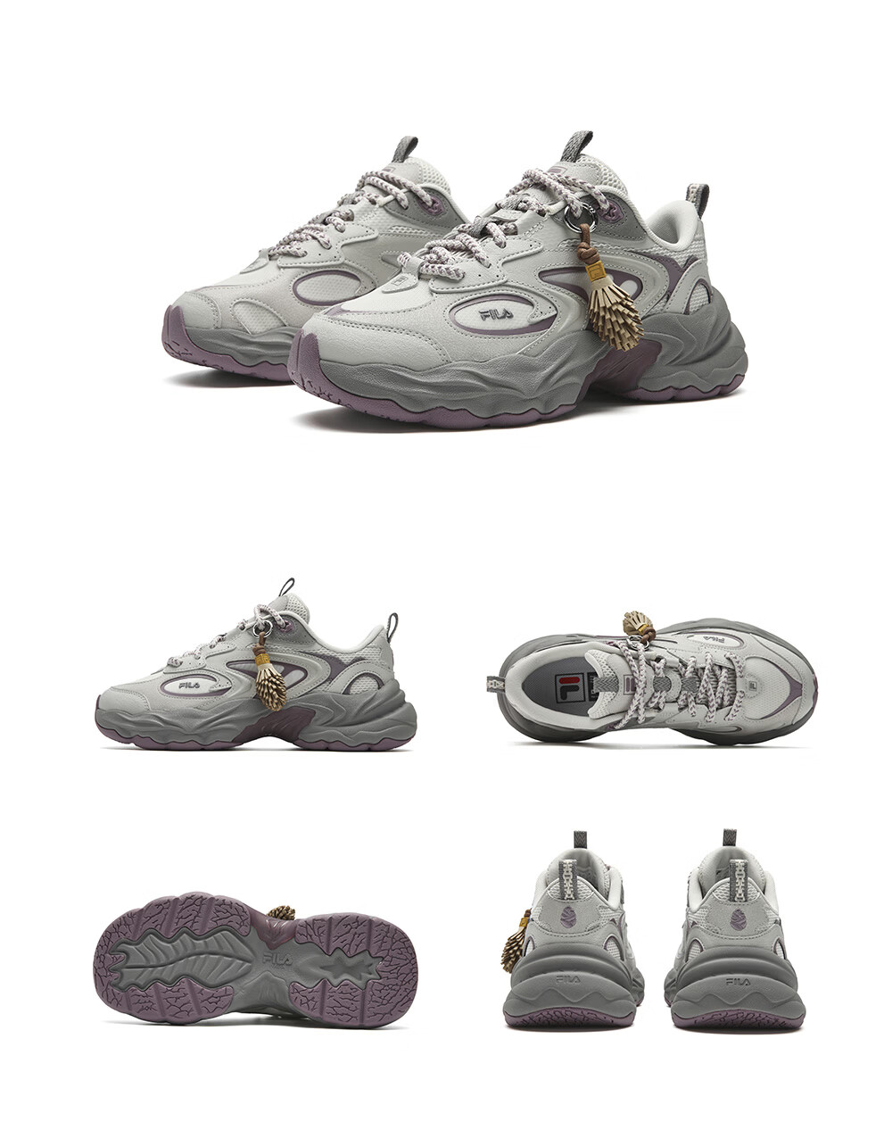 FILA Fila Sonta Shoes [Sun Qiantong Edition] Women's Dad Sneakers 2026 Autumn Casual Sports Shoes 56
