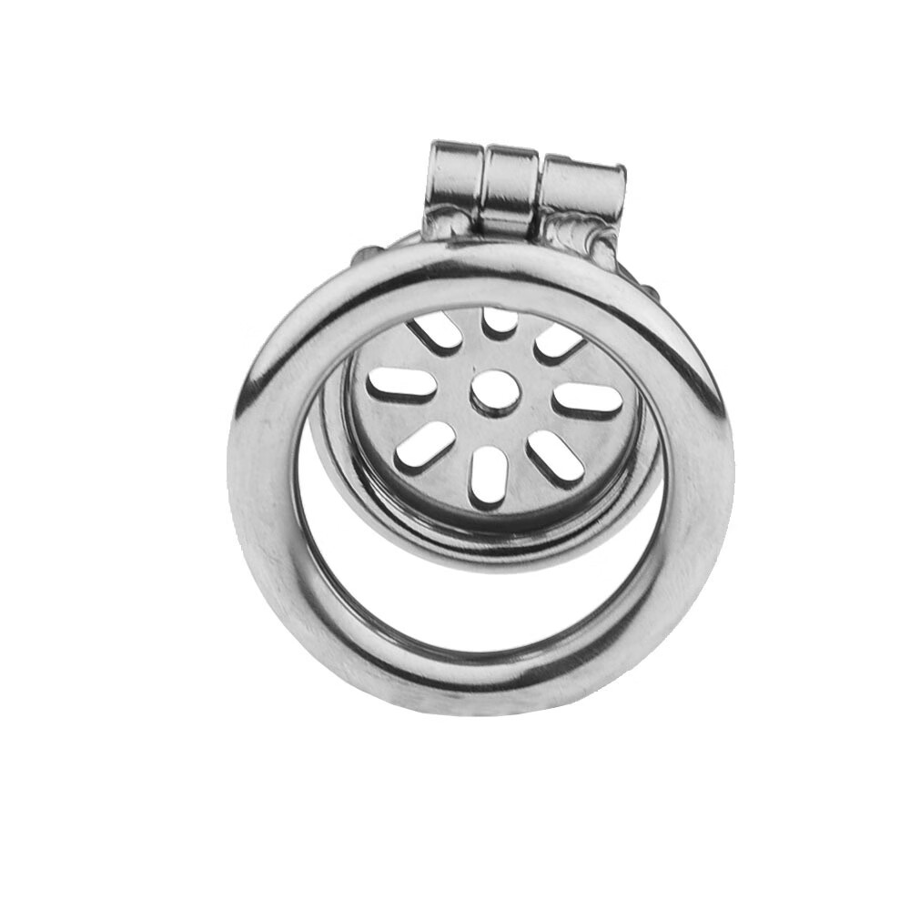 平板锁cb鸟笼禁锢锁网格锁男用戒阳情趣器具 铜锁芯 两把钥匙【图片