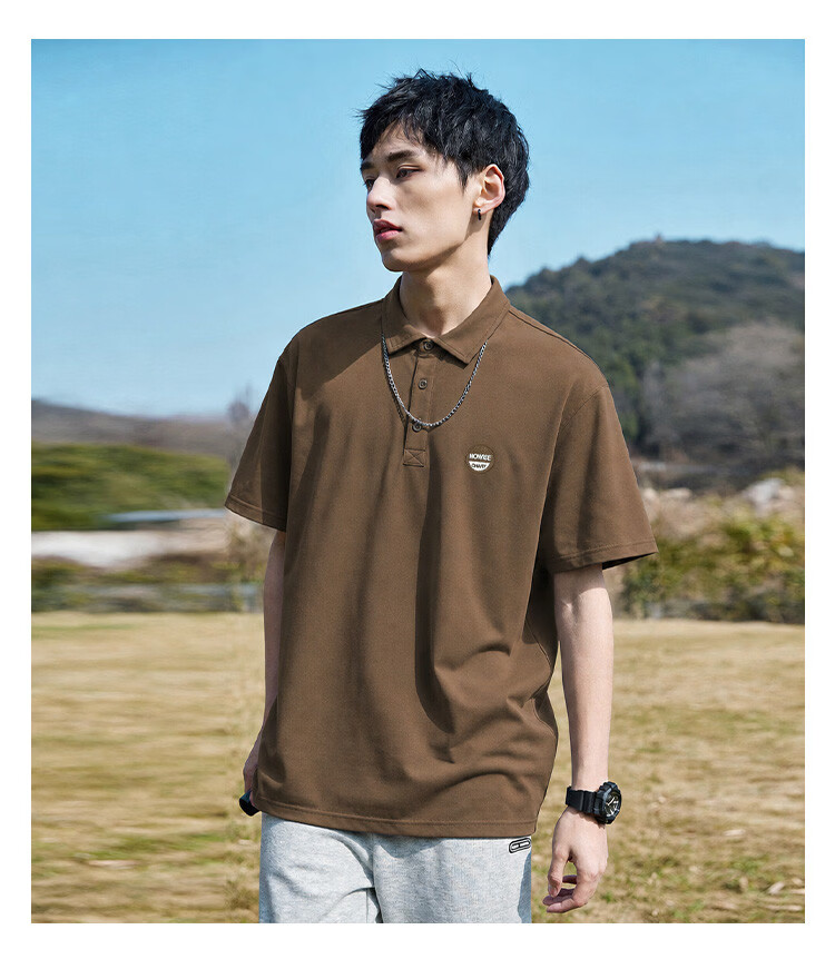 TonLion 2026 Summer New Men's Polo Shirt Short Sleeve Loose Casual Trendy Brand 13