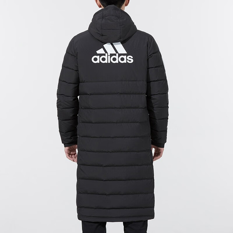 阿迪达斯 (adidas) 阿迪达斯(adidas)男装保暖运动舒适长款连帽羽绒服