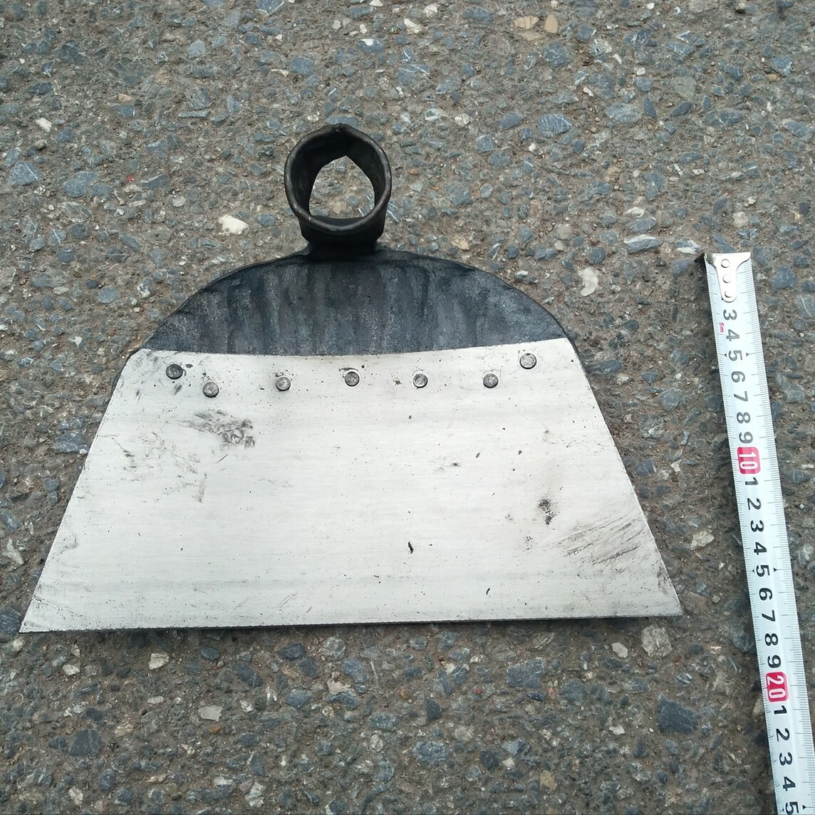 仓梵 高品质锄头本色锄头 水泥刮灰锄 田园锄草锄头 宽锄头 单锄头1个