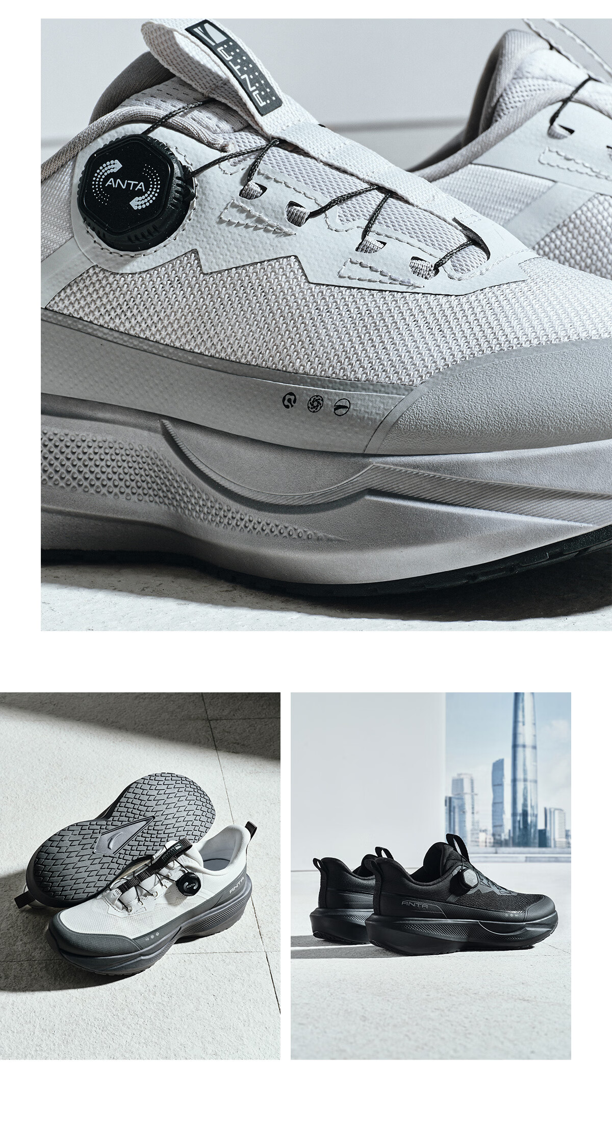 Anta Chengyue Soft Sole Rebound Training Shoes Men's Running Shoes Summer Breathable Shock Absorption Fitness Sports Shoes 12