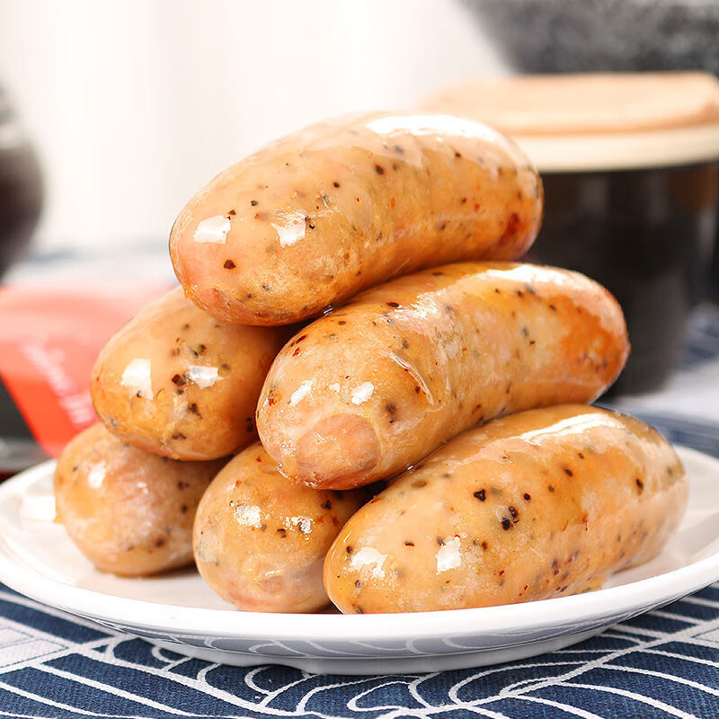 印迹火山石烤肠 600g/袋 原味烤肠 热纯肉猪肉 家用微波炉 原味1袋