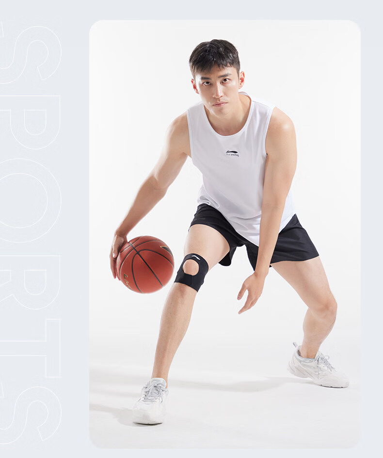 LI-NING Knee Pads Sports Running Men Women Meniscus Protective Cover Non-Slip Basketball Football Badminton Mountaineering Knee Support 19
