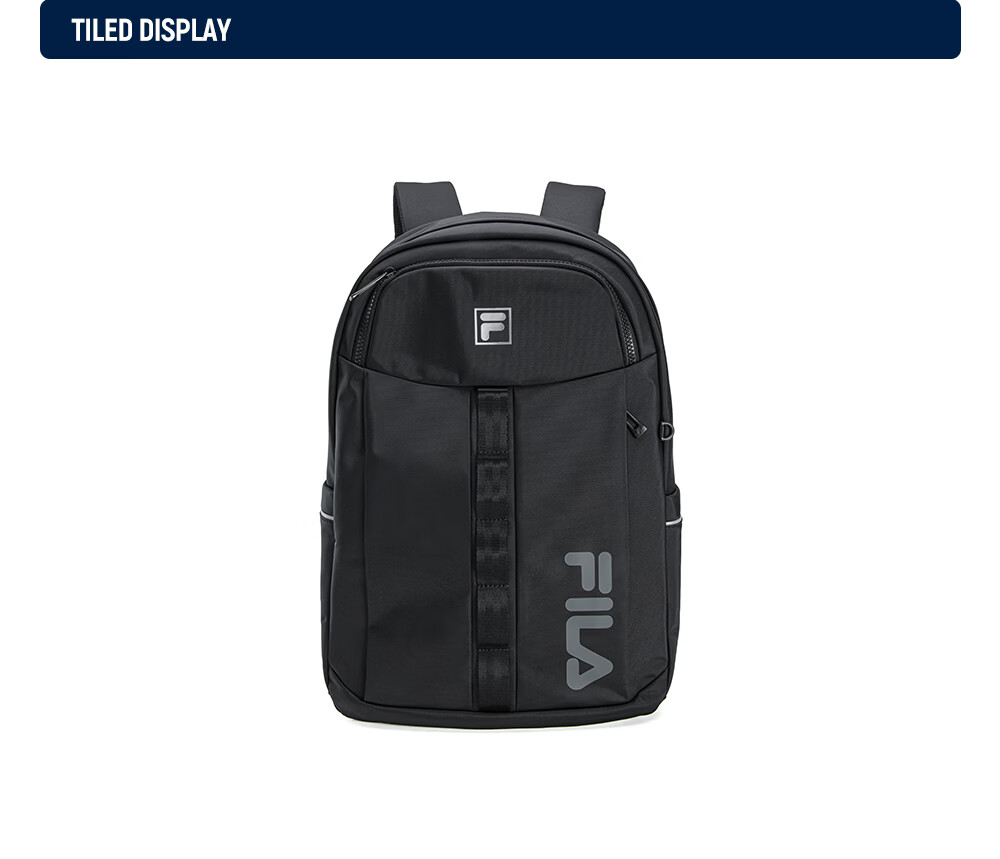 FILA Official Men's New Casual Commuter Backpack Large Capacity Laptop Bag School Bag 25