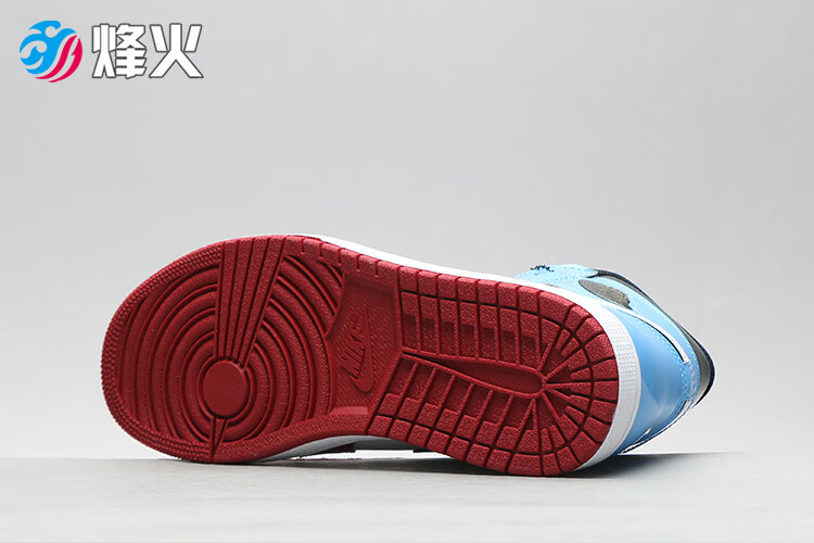烽火体育 air jordan 1 aj1 乔1 红蓝 拼接 警灯 篮球鞋 ck5666 100