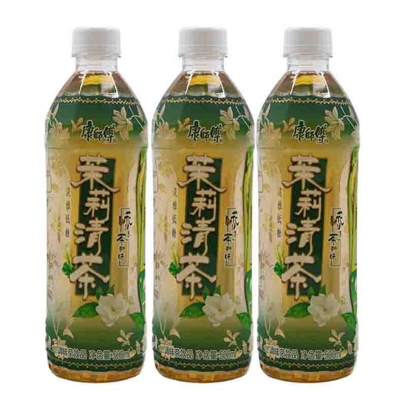 康师傅茉莉清茶花茶水果味茶饮品饮料500ml5瓶整箱茉莉清茶8瓶绿茶7瓶