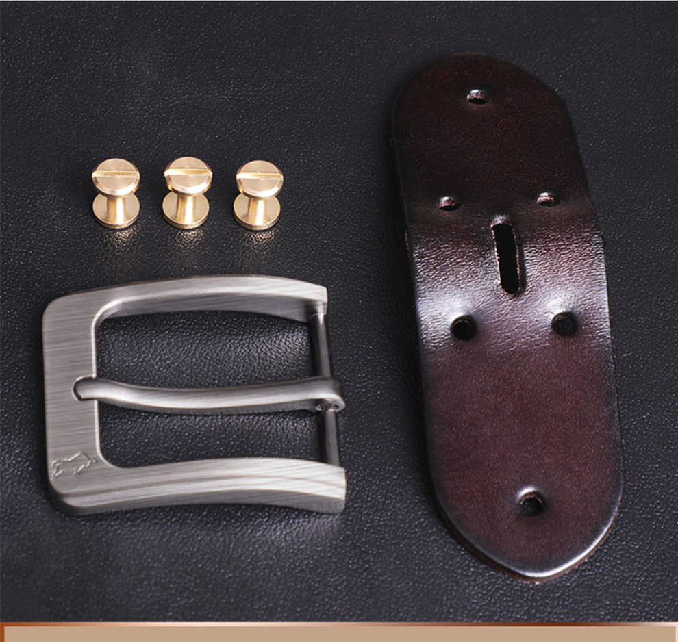 皮带扣男扣头腰带卡扣男针扣带钉配件打孔皮带头扣头针扣裤带卡子铜扣