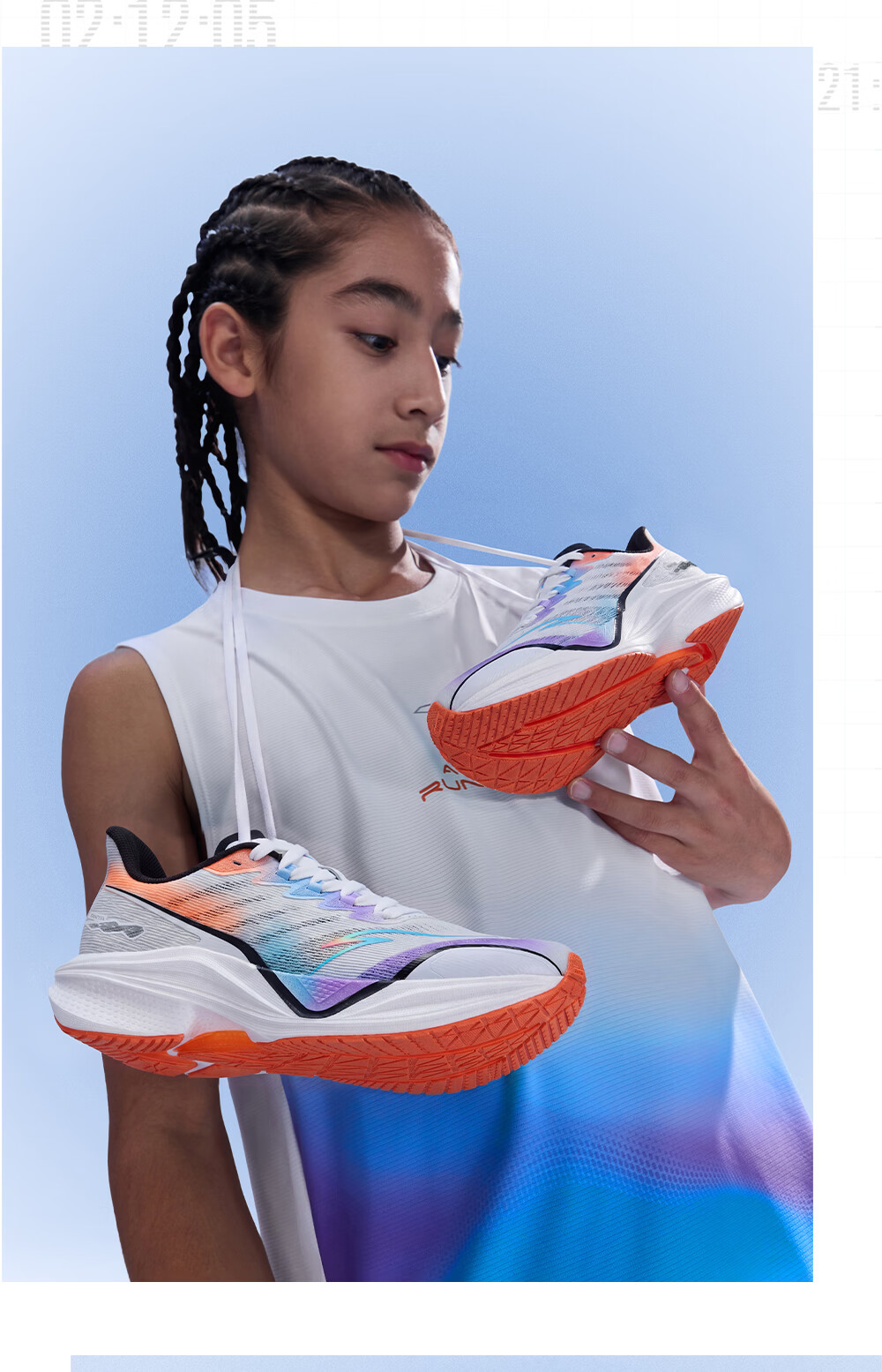 Anta Mach 5 Kids Sports Shoes 2026 Boys Youth Competition Professional Running Shoes 312525521H 17