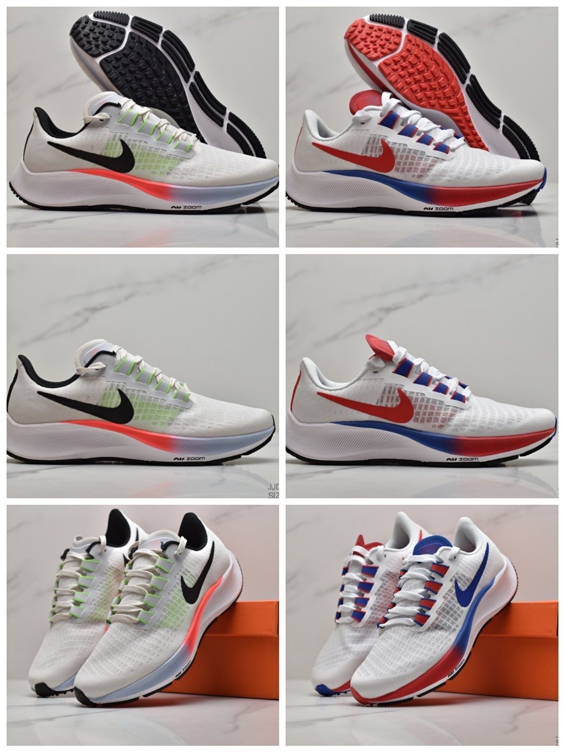 运动鞋zoom 37代 飞马 男女跑步鞋登月37代zoom气垫轻便休闲透气训练