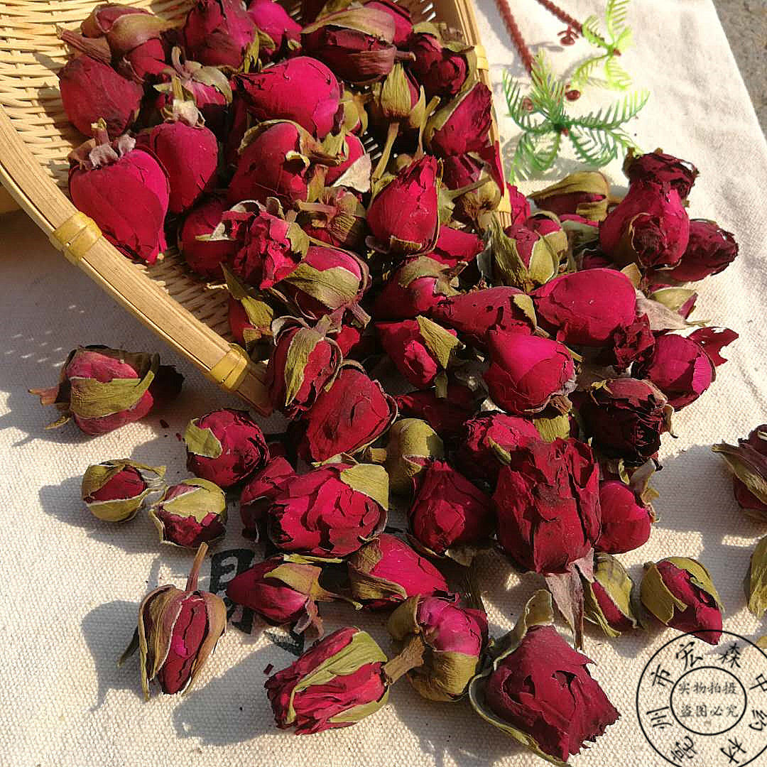 月季花茶调理月经月季花干中药材月月红干花泡茶另有玫瑰花白芍花沁溪