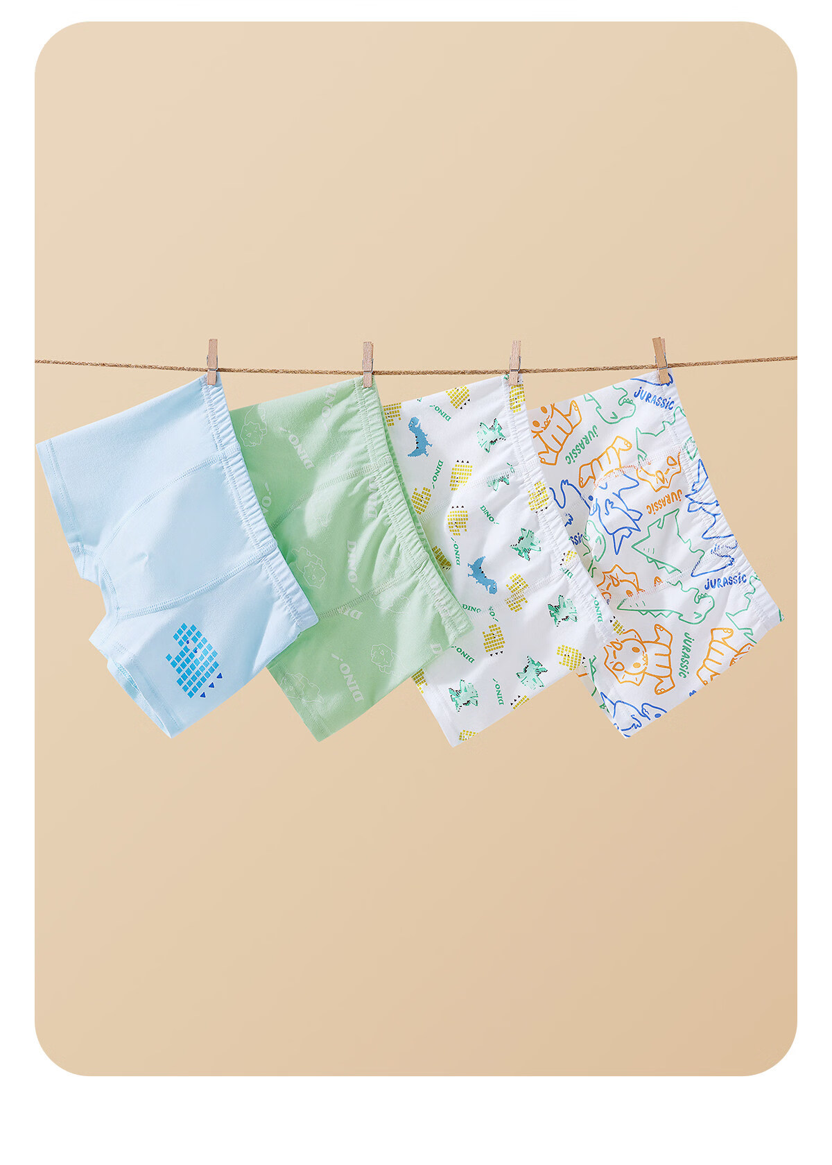 JOYNCLEON Boys' Cotton Underwear Children's Pure Cotton Class A Boys' Boxer Shorts Soft Cotton No Pinching JYF232081 19