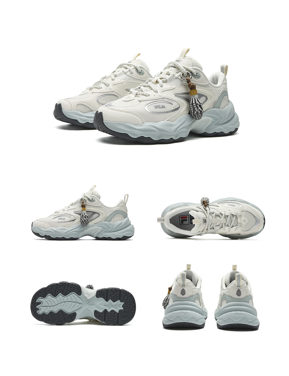 FILA Fila Sonta Shoes [Sun Qiantong Edition] Women's Dad Sneakers 2026 Autumn Casual Sports Shoes 55