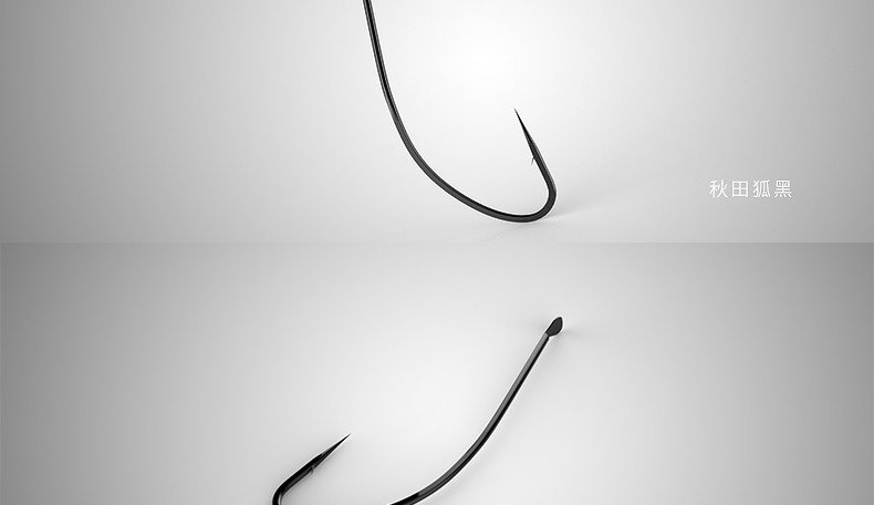 宽福堂新款bkk秋田狐鱼钩悍将鱼钩进口日本有倒刺秋田狐无刺散装鱼钩